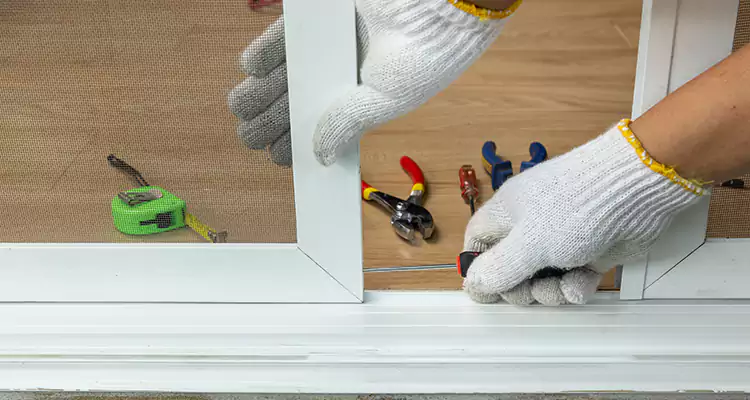 Sliding Glass Door Off Rails Repair in Brent, FL